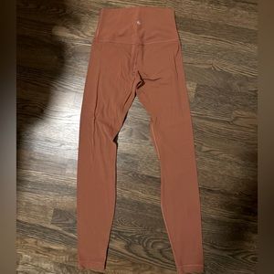COPY - Lululemon Align 28 inch size 4 burnt orange leggings
